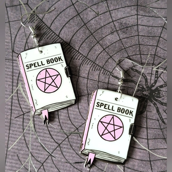 Jewelry - Spell Book Earrings